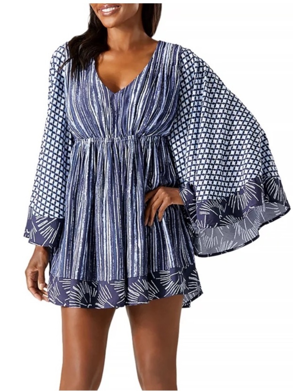 Tommy Bahama Sanibel Blues Pintuck Cover Up